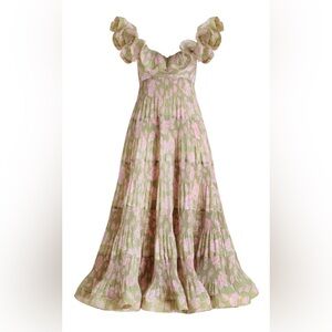 Zimmermann Lovestruck Pleated Gown Size 0P